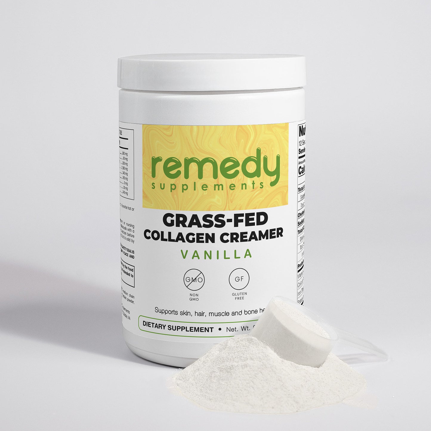 Grass-Fed Collagen Creamer (Vanilla)